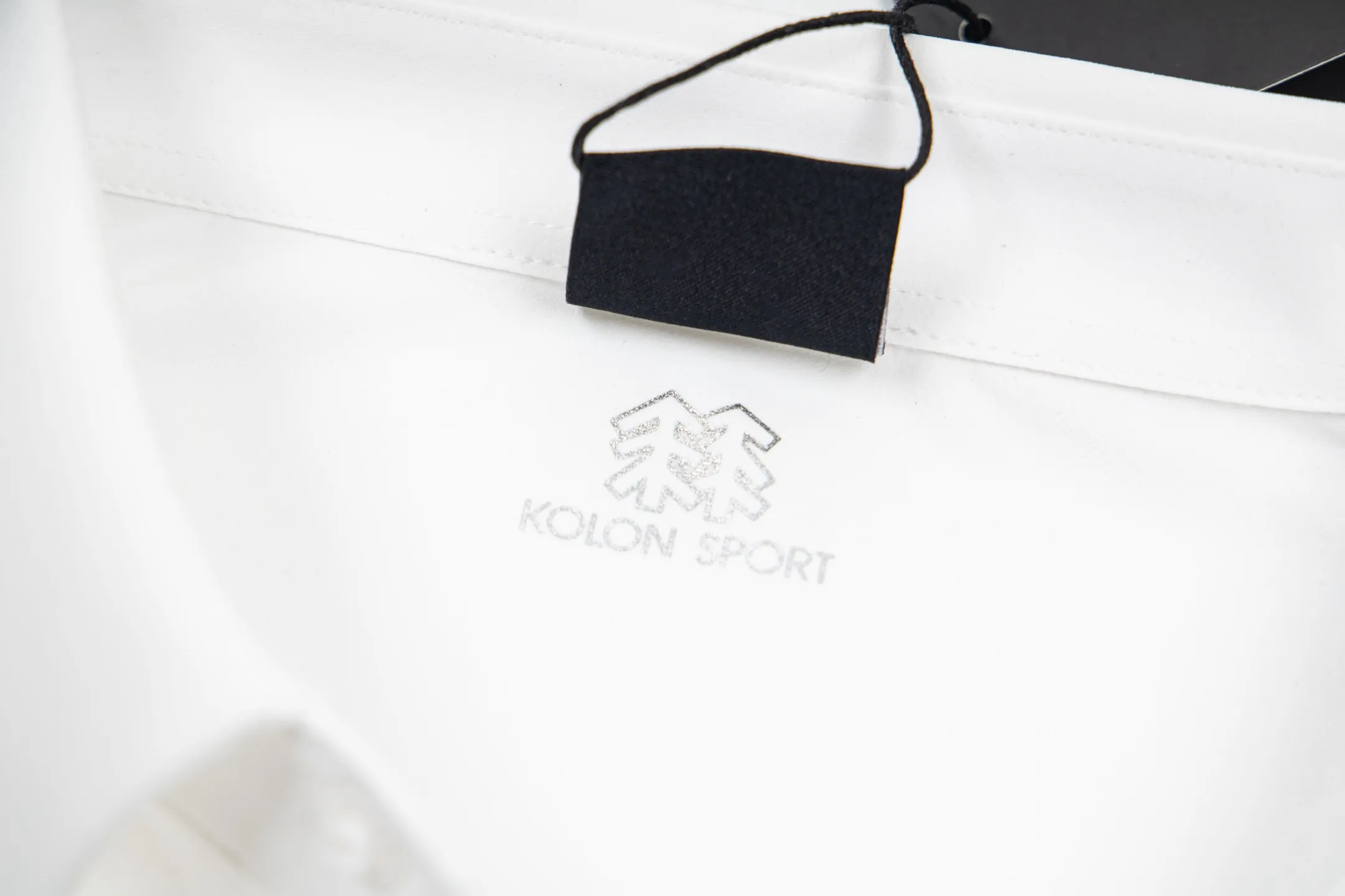 KOLON SPORT polo Same Style Breathable Classiclogo Same Style Sizes：S-XXL ：Black White